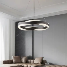 Line.F J 220 45Вт 3000–4500–6000K чорний 2022_3128. Люстра підвісна