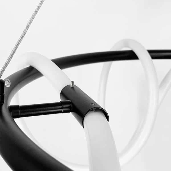 Світлодіодна люстра Line.F JU 22 BK 82Вт 4000K чорний 3226_6489 - Фото 5