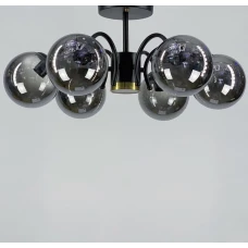 Line.F K 19 E27 чорний 772_1108. Класична люстра