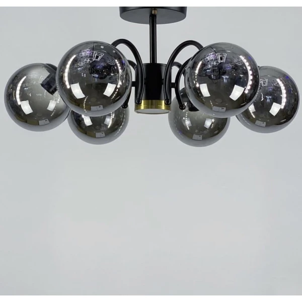 Люстра класична Line.F K 19 E27 чорний 772_1108 - Фото 1