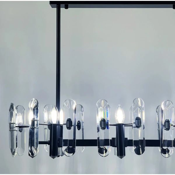 Видовжена люстра Line.F MD 2008 E14 чорний 592_838 - Фото 2