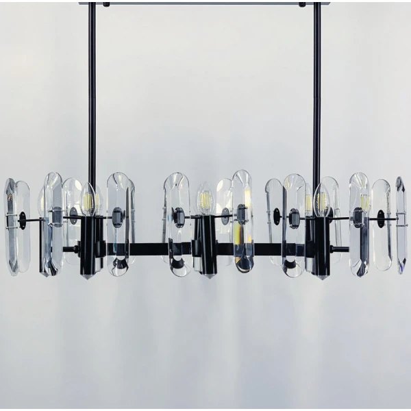 Видовжена люстра Line.F MD 2008 E14 чорний 592_838 - Фото 1