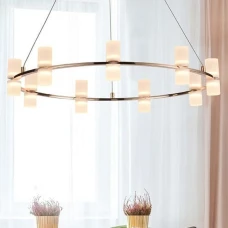Line.F G4 золотий 453_653. Люстра підвісна