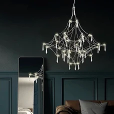 Line.F MJ 158 19Вт 4000K сірий (хром) 3174_6407. Люстра сучасна