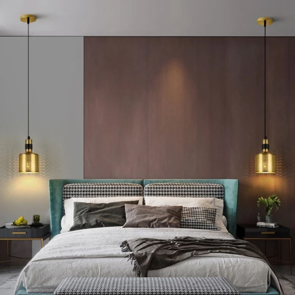 Підвісний світильник Line.F E27 латунний 1913_2922 - Фото 3