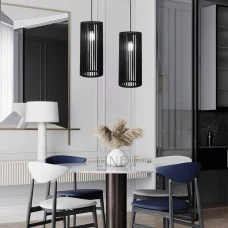 Line.F E27 чорний 3745_7089. Світильник підвісний