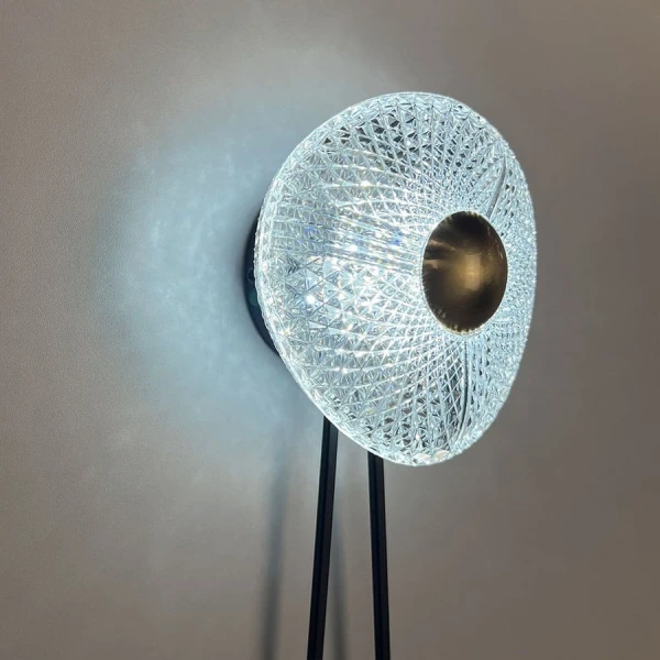 Настінний світильник (бра) Line.F W075 7Вт 3000–4500–6000K чорний 4010_7376 - Фото 6