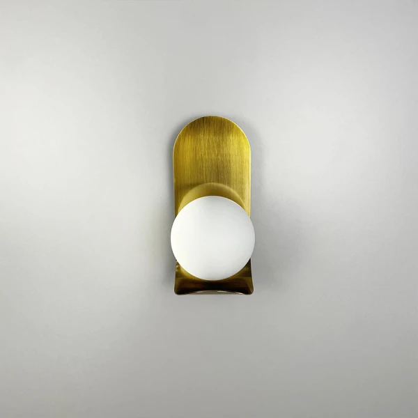 Настінний світильник (бра) Line.F WB 17/2 G9 латунний 3730_7069 - Фото 5