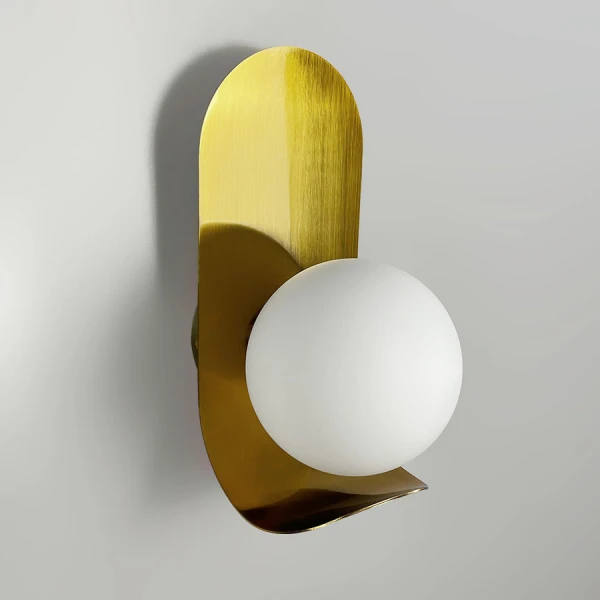 Настінний світильник (бра) Line.F WB 17/2 G9 латунний 3730_7069 - Фото 4