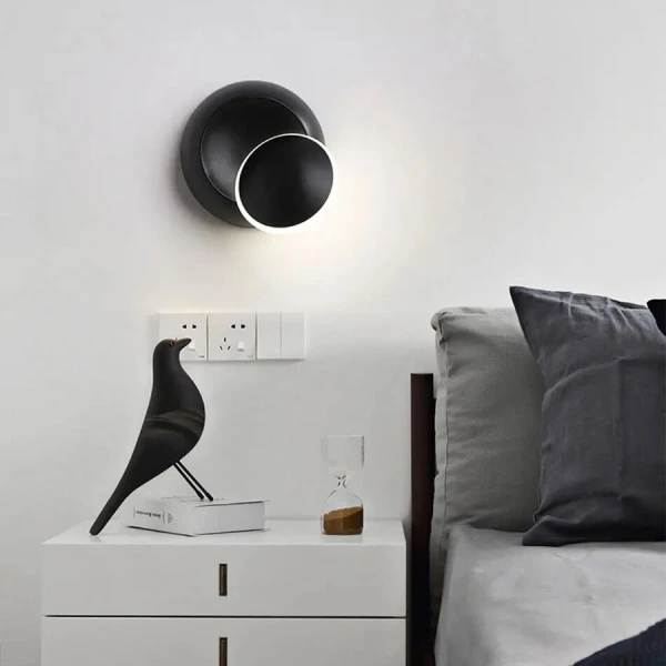 Настінний світильник (бра) Line.F W 089-145 5Вт 4000K чорний 2633_5723 - Фото 1