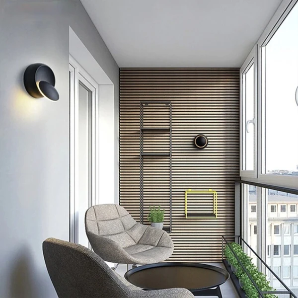 Настінний світильник (бра) Line.F W 089-145 5Вт 4000K чорний 2633_5723 - Фото 9