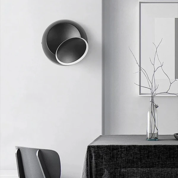 Настінний світильник (бра) Line.F W 089-145 5Вт 4000K чорний 2633_5723 - Фото 7