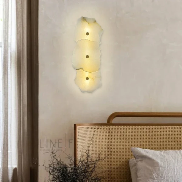 Настінний світильник (бра) Line.F W 52G 14Вт 3000K латунний 4119_7487 - Фото 1