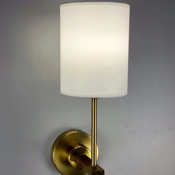 Настінний світильник (бра) Line.F E27 латунний 469_679 - Фото 8