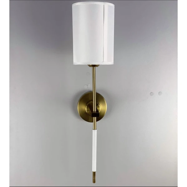 Настінний світильник (бра) Line.F E27 латунний 469_679 - Фото 4