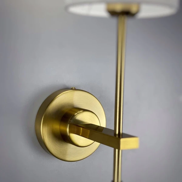 Настінний світильник (бра) Line.F E27 латунний 469_679 - Фото 2