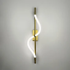 Line.F W 201 7Вт 4000K латунний 4143_7511. Бра