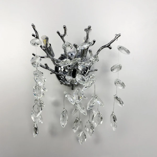 Настінний світильник (бра) Line.F 33007 CH G9 сірий (хром) 3236_6512 - Фото 6