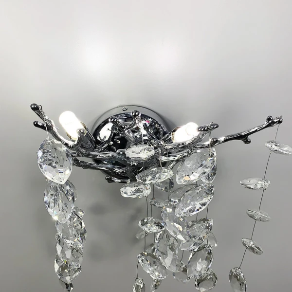 Настінний світильник (бра) Line.F 33007 CH G9 сірий (хром) 3236_6512 - Фото 4