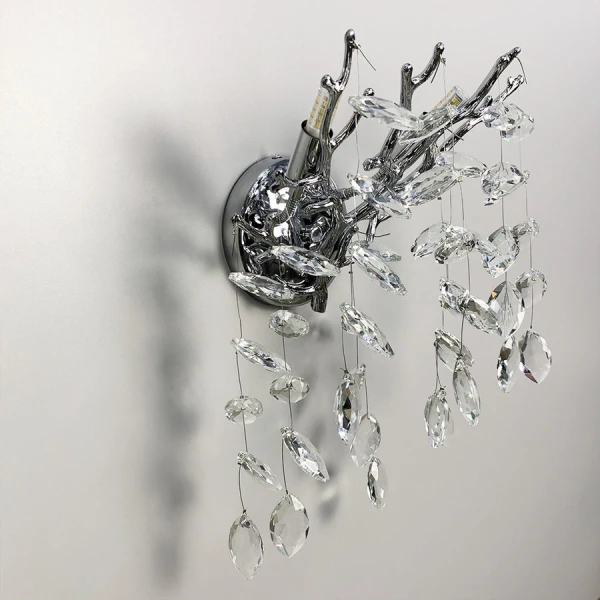 Настінний світильник (бра) Line.F 33007 CH G9 сірий (хром) 3236_6512 - Фото 2