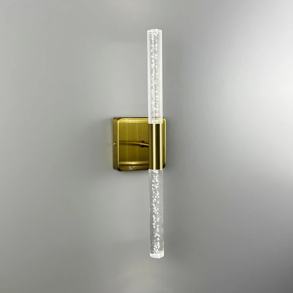 Бра свічка Line.F WB 21/2 3Вт 4000K латунний 3625_6950 - Фото 1