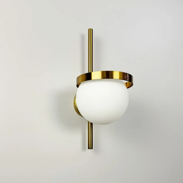 Настінний світильник (бра) Line.F WB 22/1 E27 латунний 3423_6730 - Фото 8