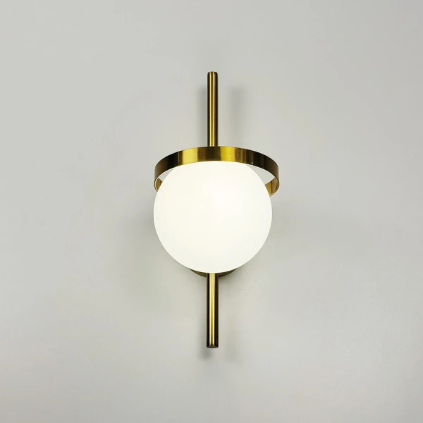 Настінний світильник (бра) Line.F WB 22/1 E27 латунний 3423_6730 - Фото 7