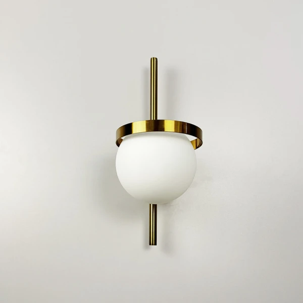 Настінний світильник (бра) Line.F WB 22/1 E27 латунний 3423_6730 - Фото 5