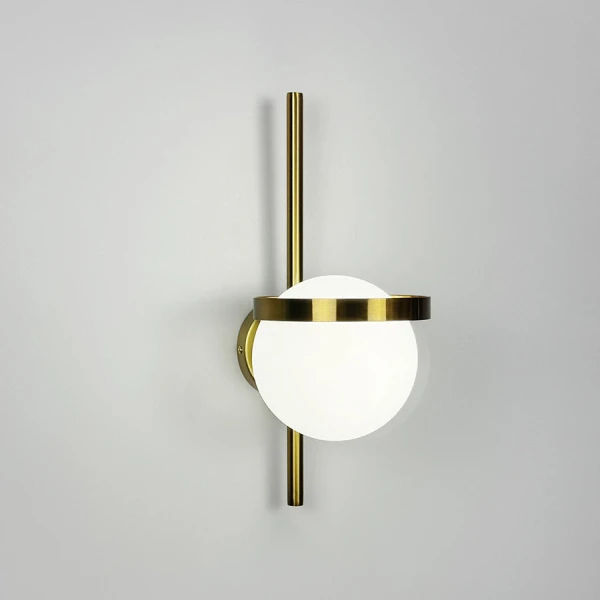 Настінний світильник (бра) Line.F WB 22/1 E27 латунний 3423_6730 - Фото 4