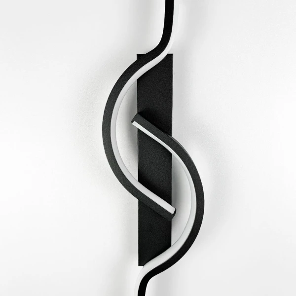 Бра лінійне Line.F 9Вт 4000K чорний 2429_4135 - Фото 4