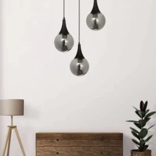 Line.F 11191/1 E27 чорний 3542_6859. Світильник підвісний