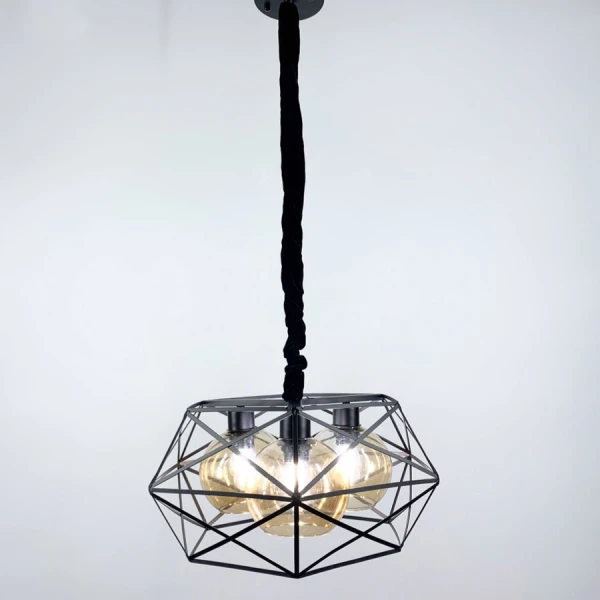 Підвісна люстра Line.F 11870 E27 чорний 1767_2662 - Фото 8
