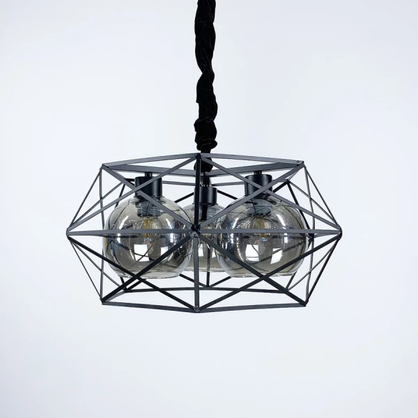 Підвісна люстра Line.F 11870 E27 чорний 1767_2662 - Фото 4