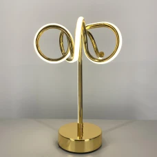 Line.F 24Вт 3500K золотий 2258_3538. Настільна лампа декоративна