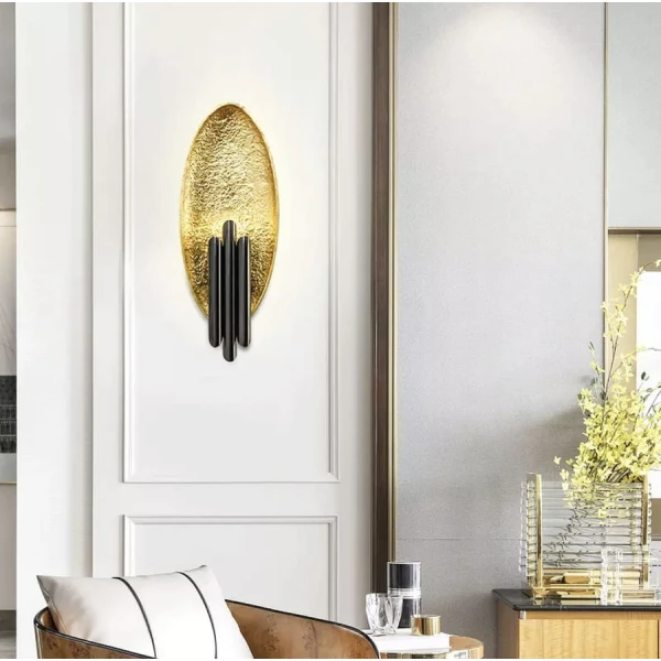 Настінний світильник (бра) Line.F G9 золотий 510_749 - Фото 1