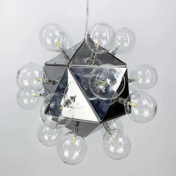 Підвісна люстра Line.F G4 сірий (хром) 1173_1840 - Фото 6