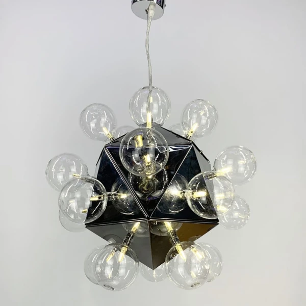 Підвісна люстра Line.F G4 сірий (хром) 1173_1840 - Фото 5