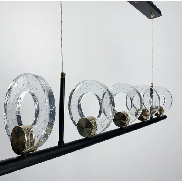 Видовжена люстра Line.F G 068 40Вт 3000–4500–6000K чорний 457_661 - Фото 1