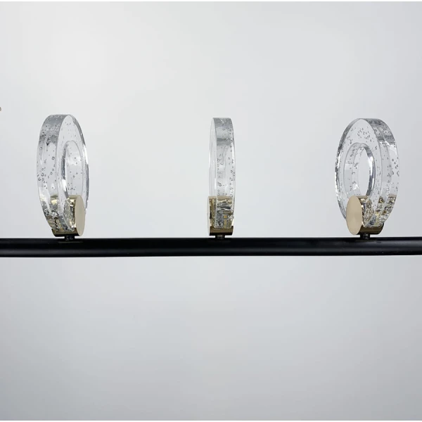 Видовжена люстра Line.F G 068 40Вт 3000–4500–6000K чорний 457_661 - Фото 10