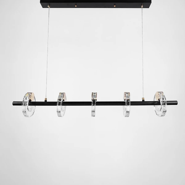 Видовжена люстра Line.F G 068 40Вт 3000–4500–6000K чорний 457_661 - Фото 5