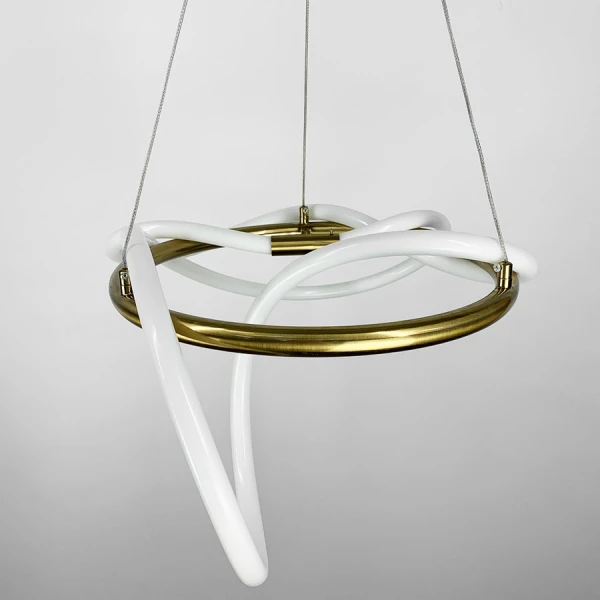 Світлодіодна люстра Line.F JU 22 AB 62Вт 4000K латунний 3224_6484 - Фото 8