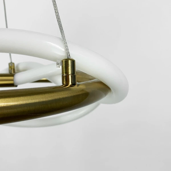 Світлодіодна люстра Line.F JU 22 AB 62Вт 4000K латунний 3224_6484 - Фото 7