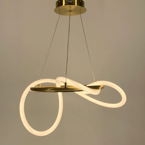 Світлодіодна люстра Line.F JU 22 AB 62Вт 4000K латунний 3224_6484 - Фото 2