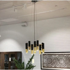 Line.F E14 золотий 499_728. Люстра сучасна