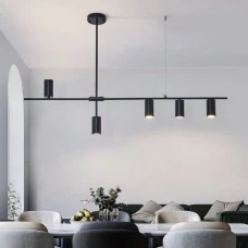 Line.F MD 8021 GU10 чорний 1986_3064. Люстра видовжена