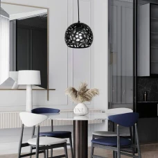 Line.F MJ 191-200 E27 чорний 3687_7024. Світильник підвісний