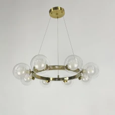 Line.F MJ 207 G9 латунний 3904_7267. Люстра сучасна