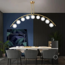 Line.F MJ 80 AB G9 латунний 2522_5578. Люстра підвісна