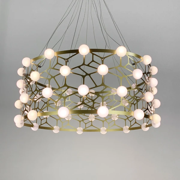 Підвісна люстра Line.F TG 01C60 30Вт 3500K золотий 2867_6014 - Фото 2