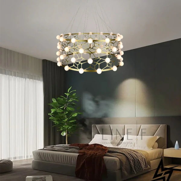 Підвісна люстра Line.F TG 01C60 30Вт 3500K золотий 2867_6014 - Фото 1